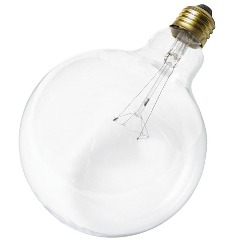 60 W G40 Incandescent - Clear - 4000 Hours - 580L - Medium Base - 120V