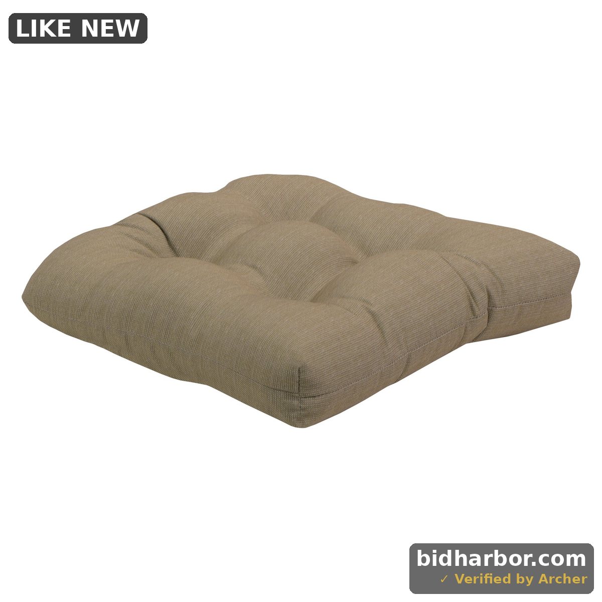 Tufted Outdoor UV-Resistant Polyester Seat Cushion