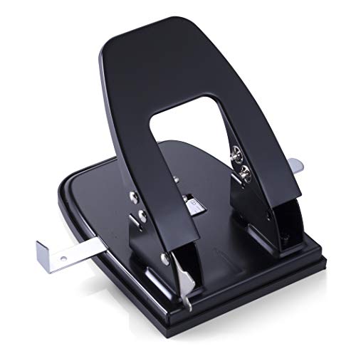Officemate Standard 2 Hole Paper Punch 30 Sheets Capacity Black (90079)