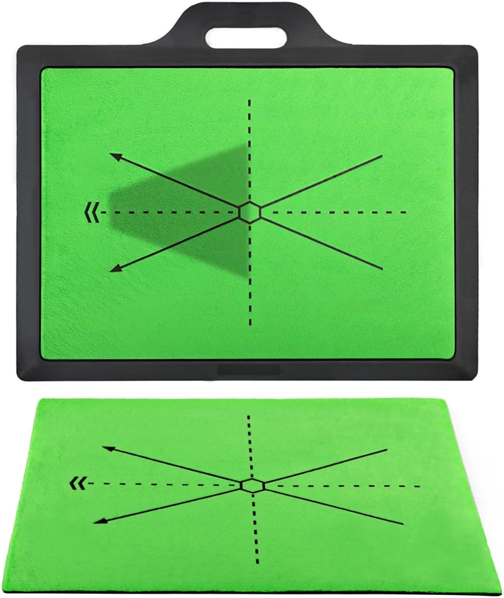 LTY Replaceable Impact Golf Mat Come with Replacement Pads - Instant Feedback Tracker Golf Practice Mat