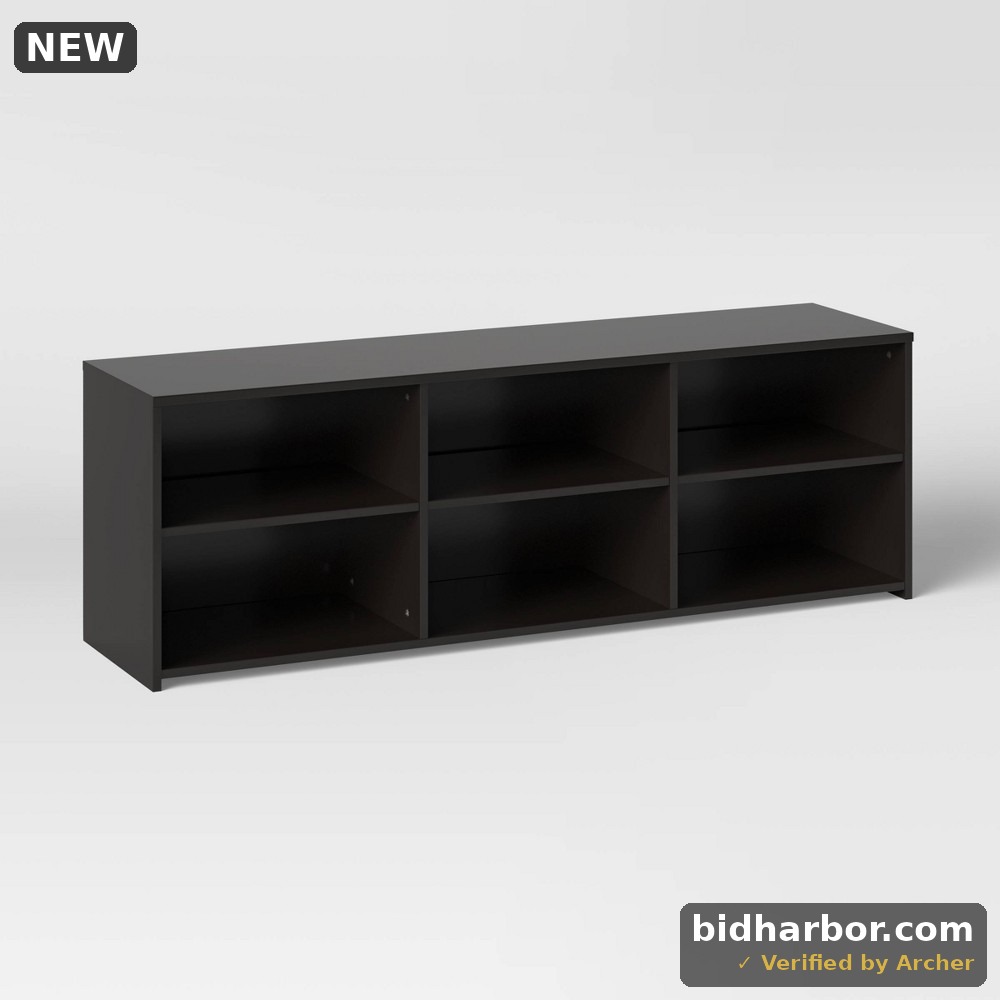 Dorm Storage TV Stand for TVs up to 70" Black - Room Essentials