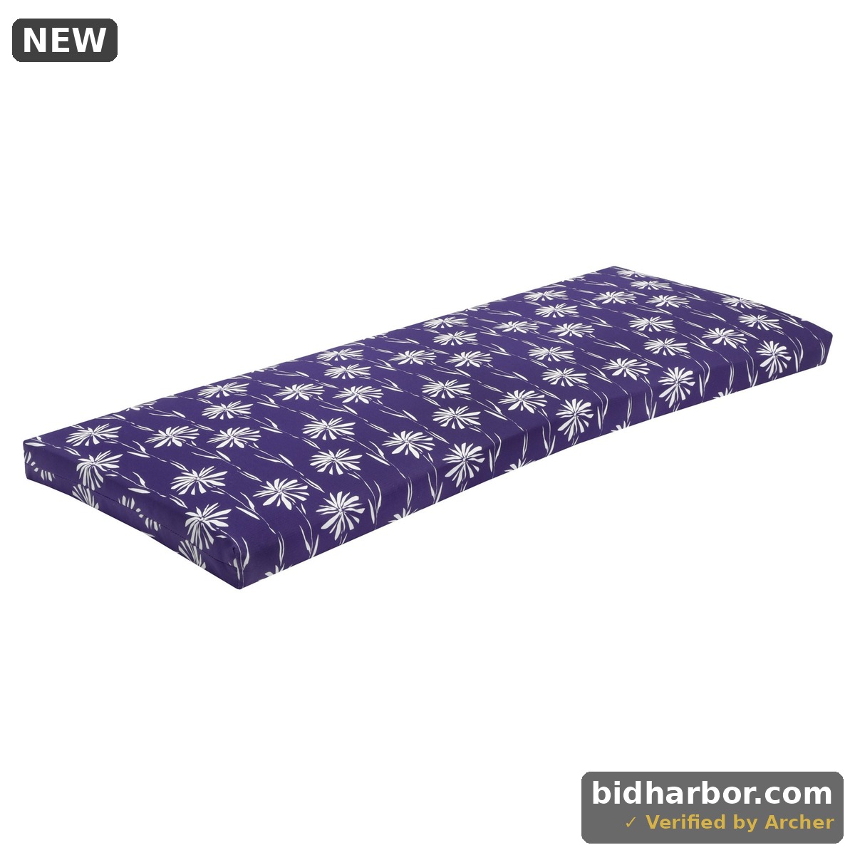 Outdoor Patio Bench Cushion 46.6 in W X 17.5 in. D X 3 in. H