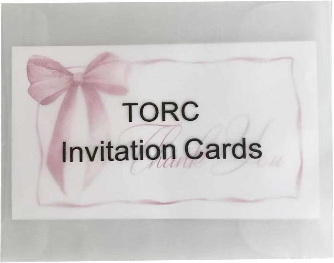 Matte White Invitation Cards — 12-Pack