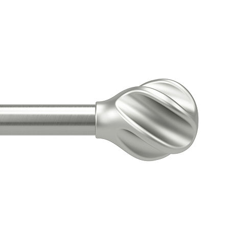 Umbra Helix 1 in Adjustable Curtain Rod, One Size, Silver
