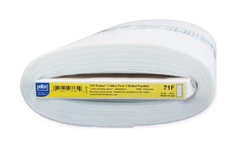 Pellon 71F Peltex Fabric Interfacing, White, 20" x 10 Yards by the Bolt - 20" x 10 Yard