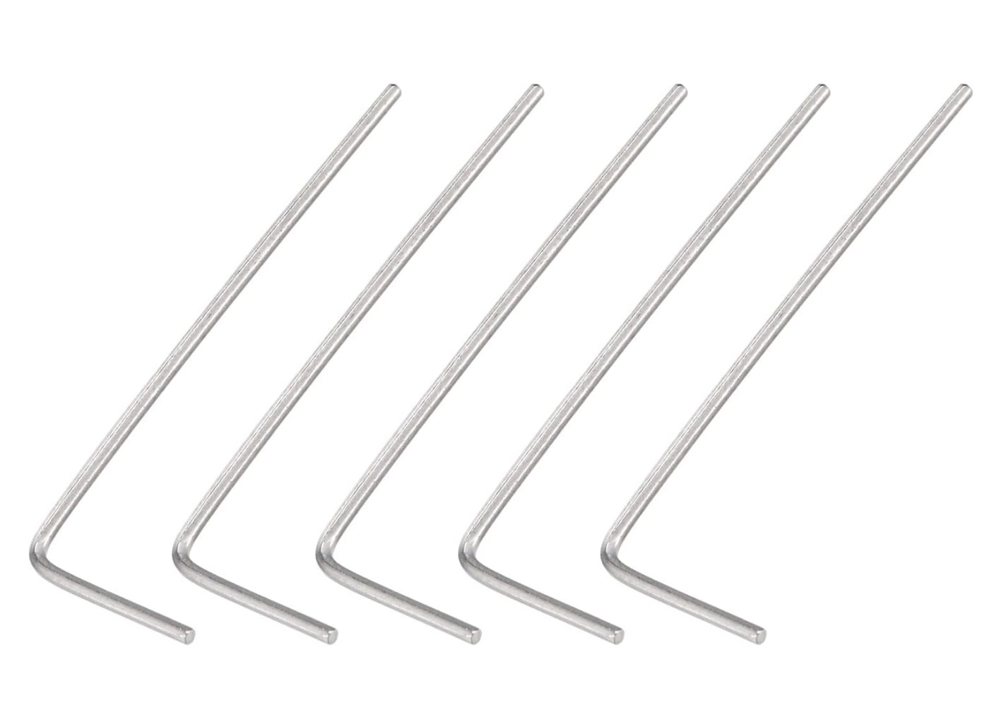 DMiotech 5 Pack 0.9mm Hex Key Wrench, l Shaped Long Arm CR-V for 3D Printer Kits Repairing — 0.9mm  - 5 Pack