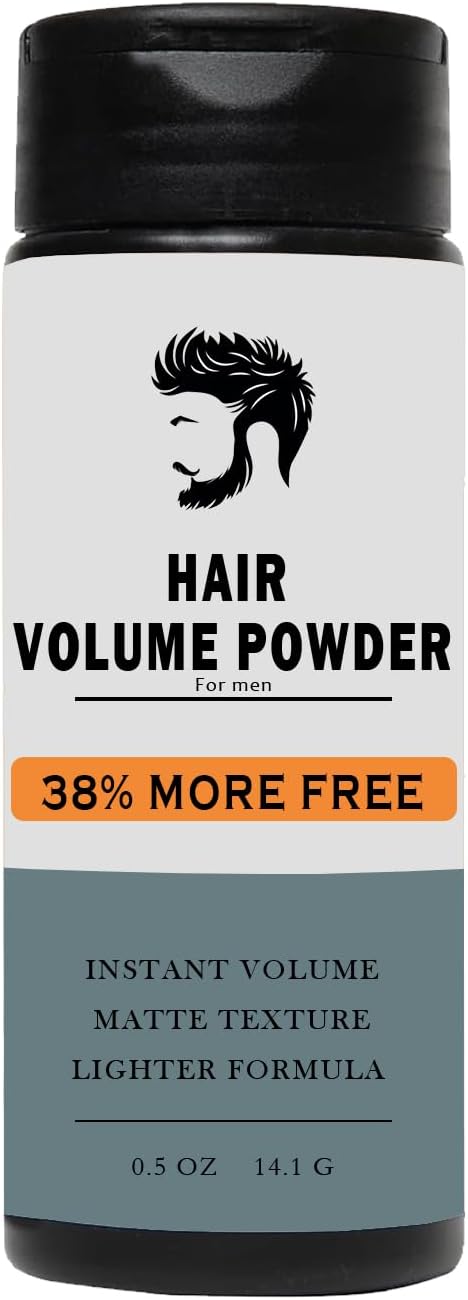 WEEMAY Texture Powder for Men, Natural Look Hair Powder for Men, Easy to Apply Hair and Strong Hold Texture Powder, Instantly Texture and Volume Hair Powder for Men