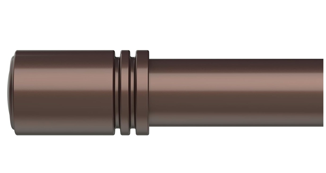 Box Space Curtain Rods for Windows 48 to 84 inches, Heavy Duty Curtain Rod, ORB