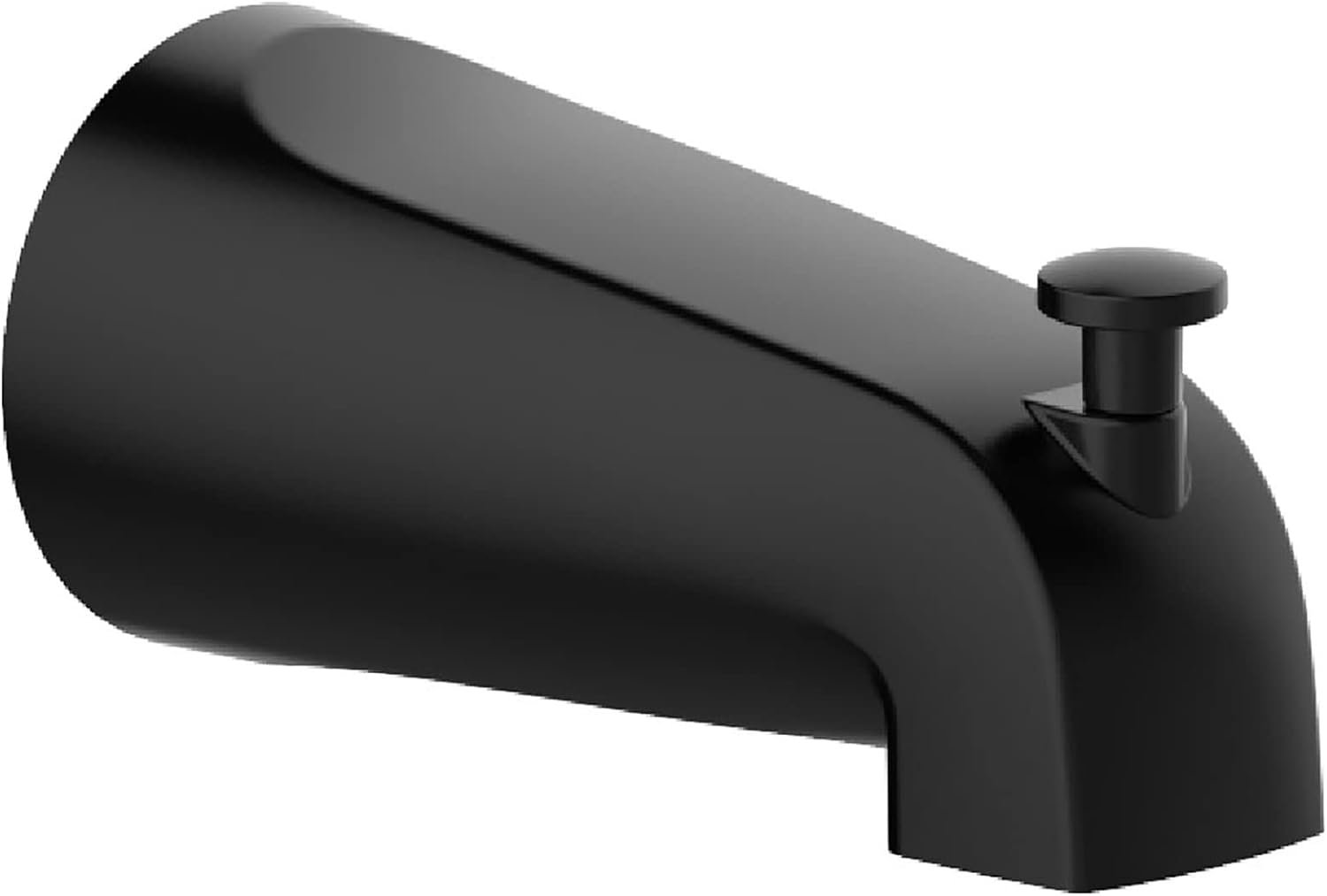 Design House 595611 Tub Pull-Up Diverter Spout for Bathroom, Matte Black
