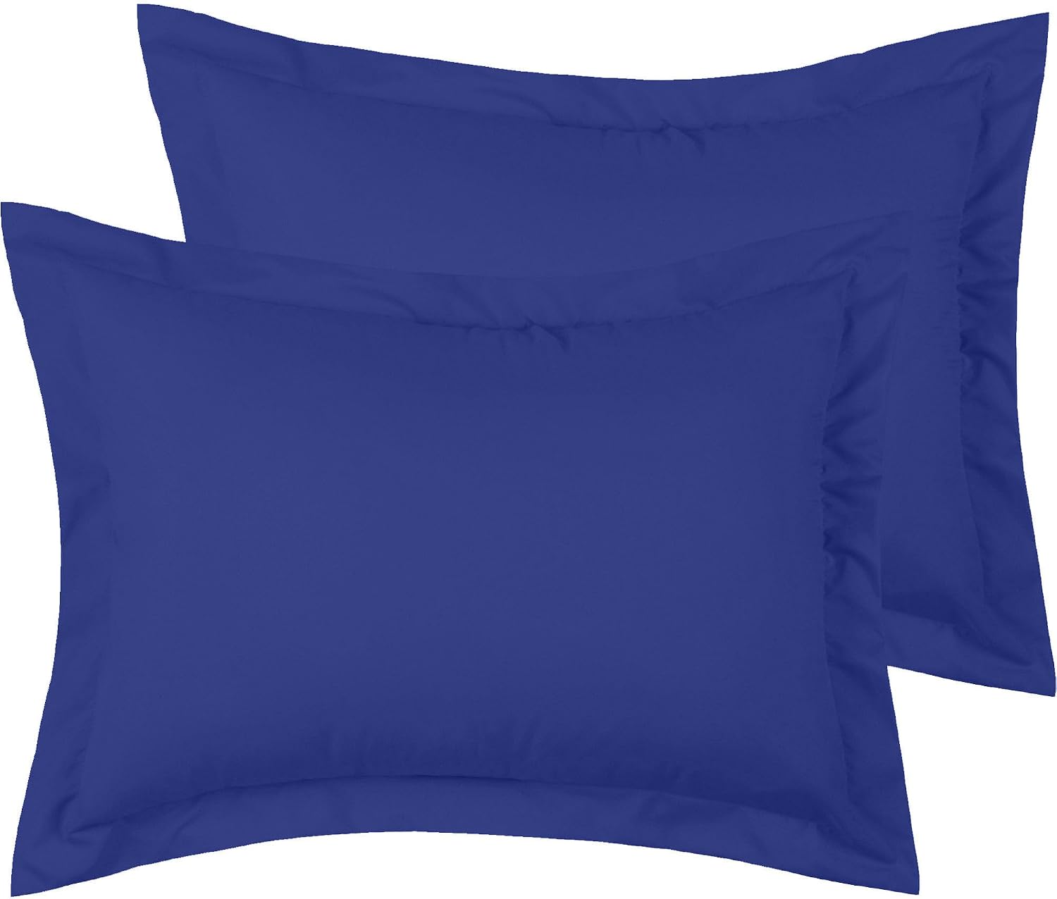 Mellanni Pillow Shams Set - 2 PC Iconic Collection Decorative Pillow Covers - Soft, Cooling, Wrinkle, Fade, Stain Resistant - Luxury Bed Accessories (King 20" x 36", Royal Blue)