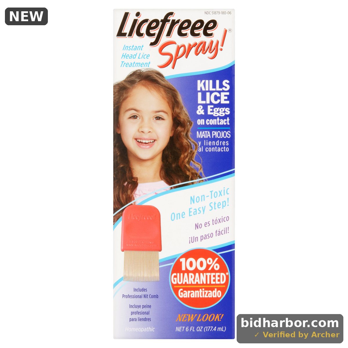 Licefreee! Spray Instant Head Lice Treatment - 6 Fl Oz