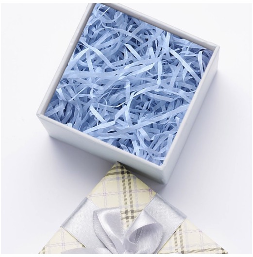 Way To Celebrate Blue Paper Easter Grass 2.25 Oz Basket Filler Decoration