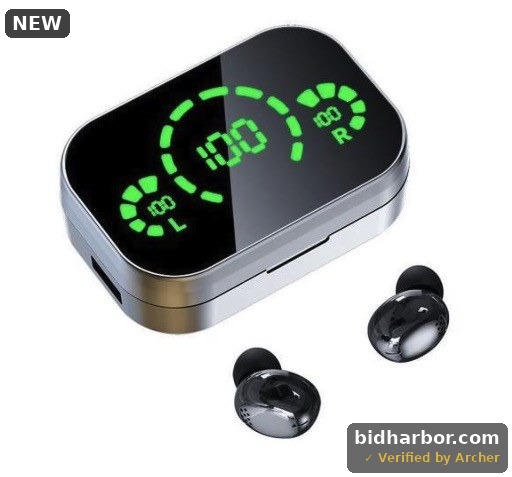 YD03 Tws Bluetooth Earphones 5.3 Wireless Headphones Hifi Stereo Sports With Display Waterproof Earbuds Gaming Headset With Mic