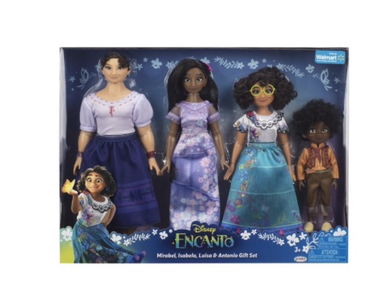 Disney Encanto Mirabel Isabela Luisa & Antonio Fashion Doll Gift Set Walmart Exclusive Children Ages 3+
