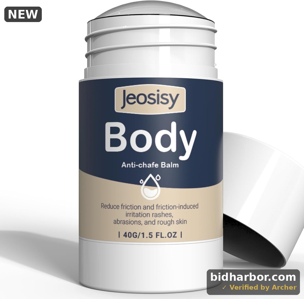Anti Chafing Stick-Body Anti Chafe Balm Cream Anti Chafing Friction Defense Balm for Thighs, Chest, Arms, Feet, Elbows and Areas Where Skin Hubs,Travel Size Use Before or After Sport Exercise