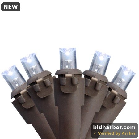 Northlight Seasonal 50ct. Concave Christmas Lights - Pack of 50