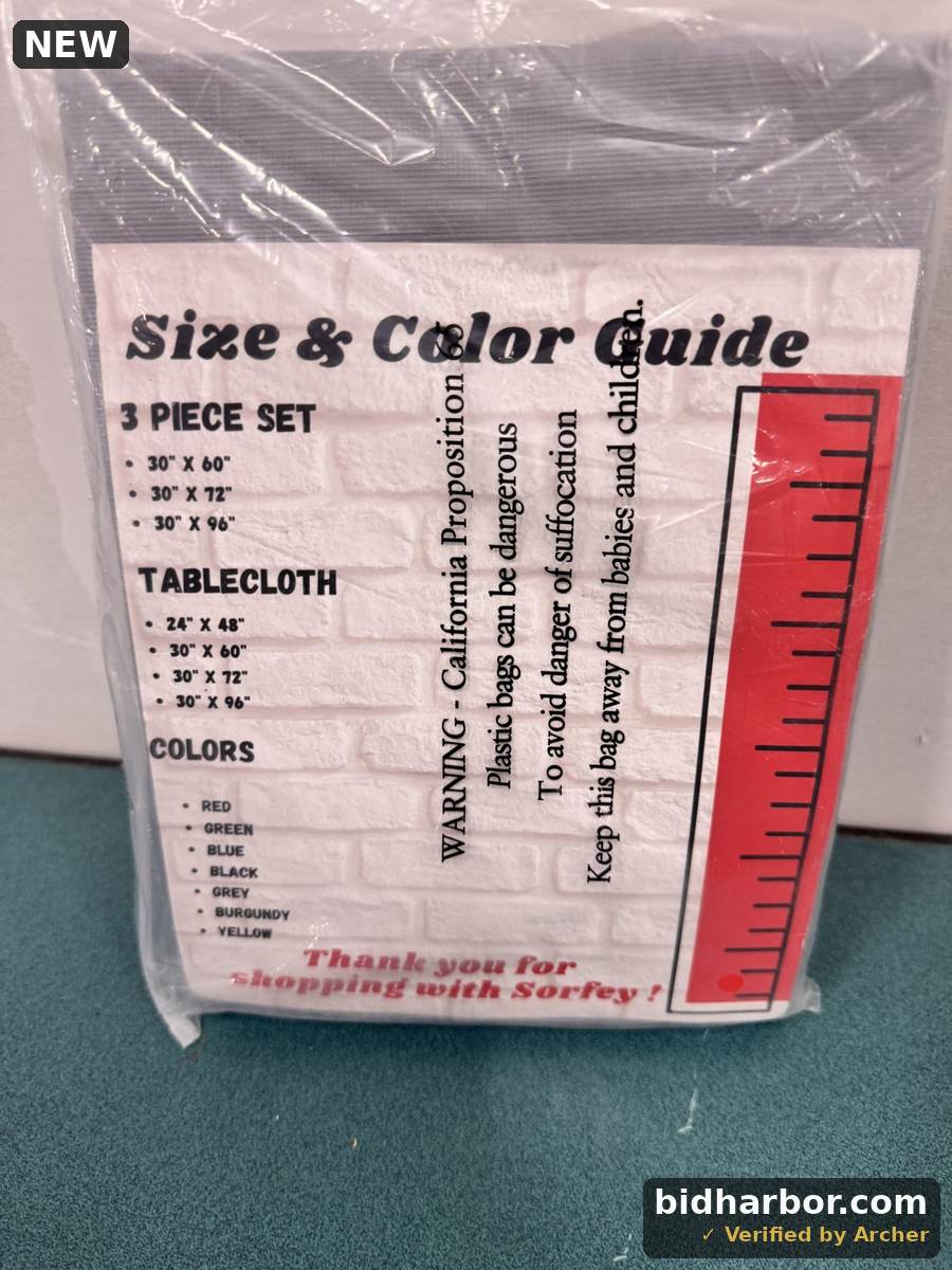 2 Piece Table Cloth