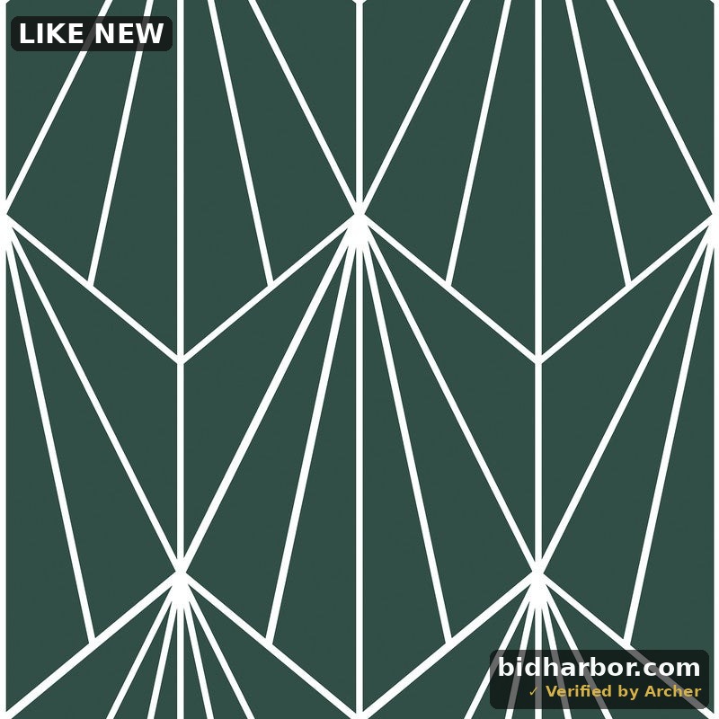 FloorPops! Beryl Green 12-in X 12-in Peel & Stick Vinyl Floor Tiles 10 Tiles/10 Sq.ft