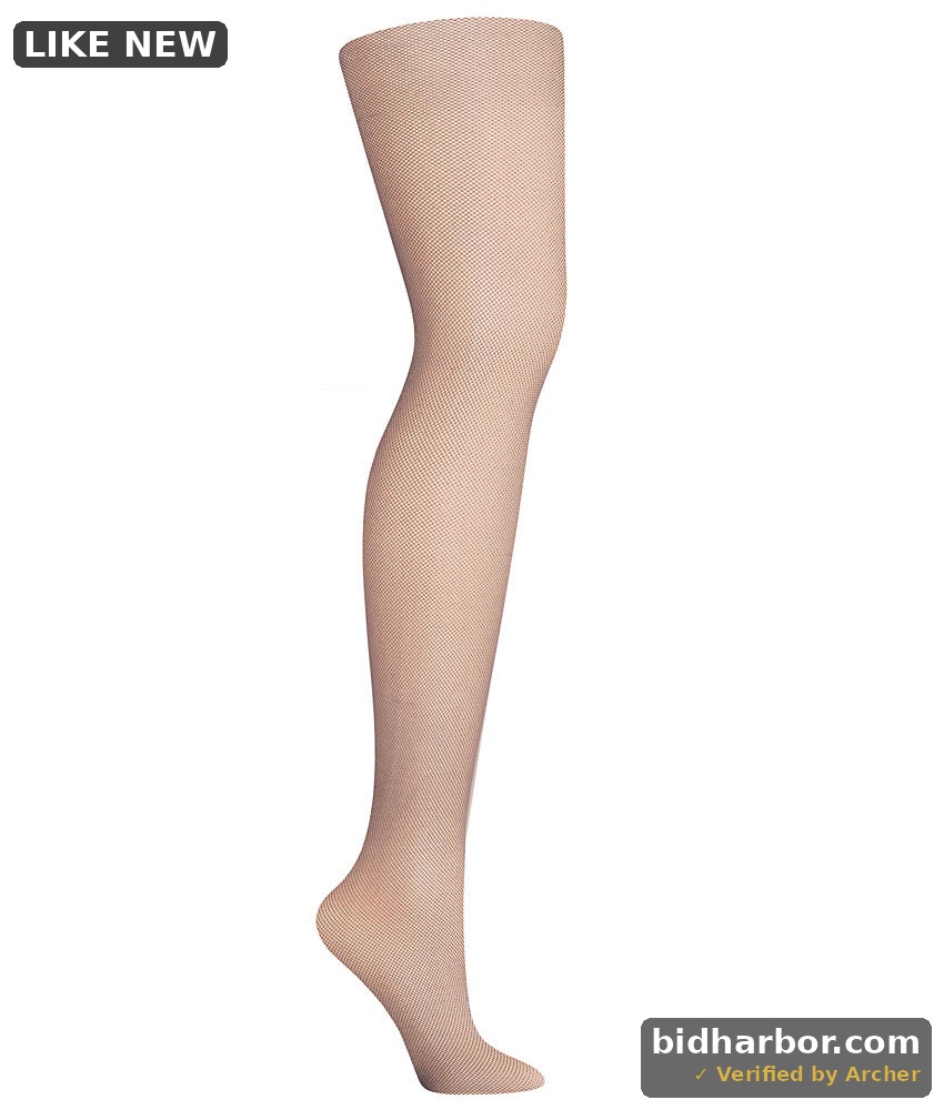 Hanes Curves Fishnet Tights Black 3X/4X Women S