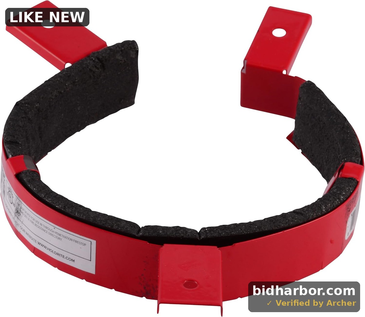 HoldRite HydroFlame 3 Inch Firestop Pipe Collar, PVC, CPVC, FRPP, ABS, PVC/ABS, HHF-PC-0300