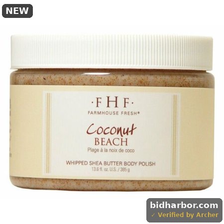 Farmhouse Fresh Coconut Beach Sugar Scrub 13.6 Oz
