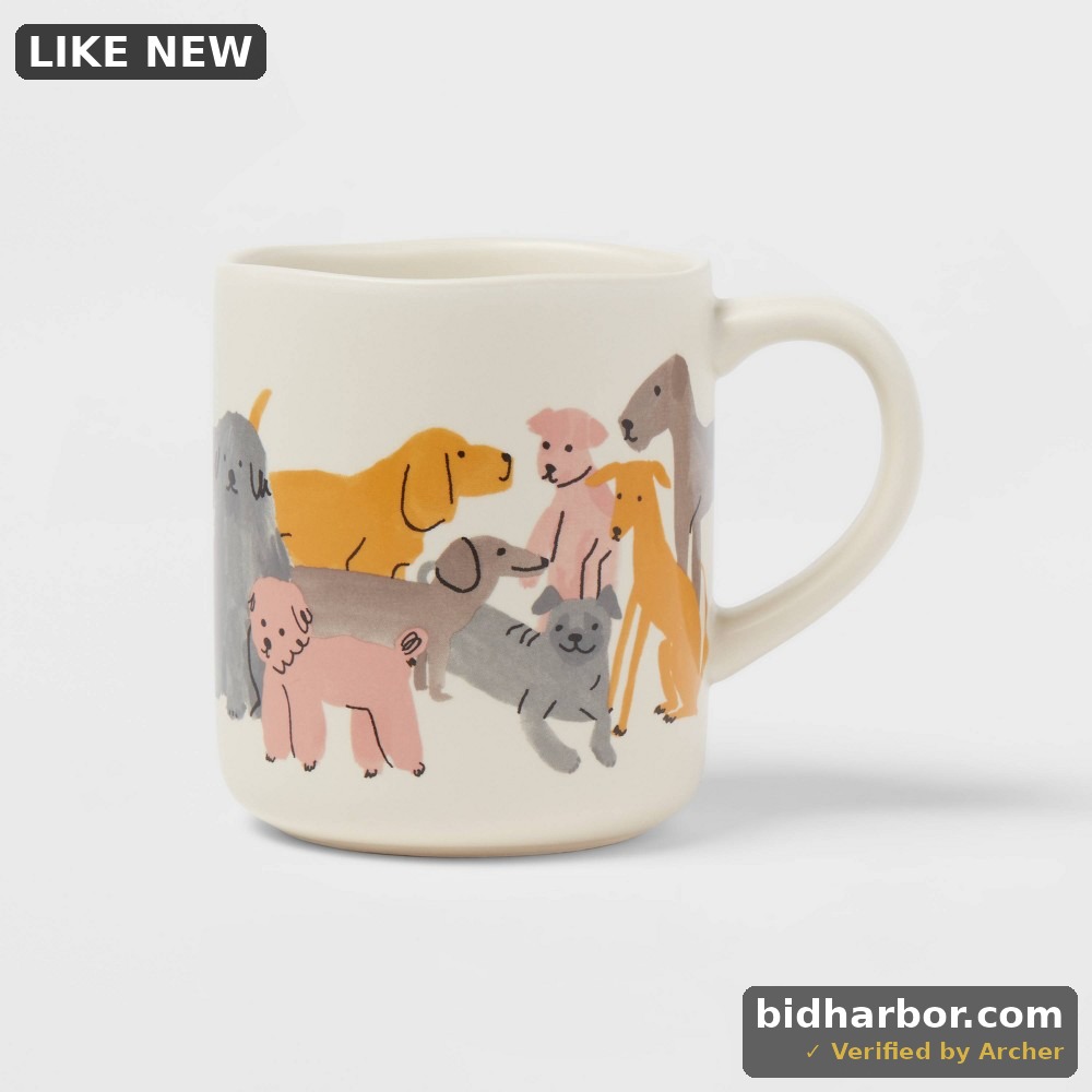 16oz Stoneware 'Dog Person' Drinkware Mug