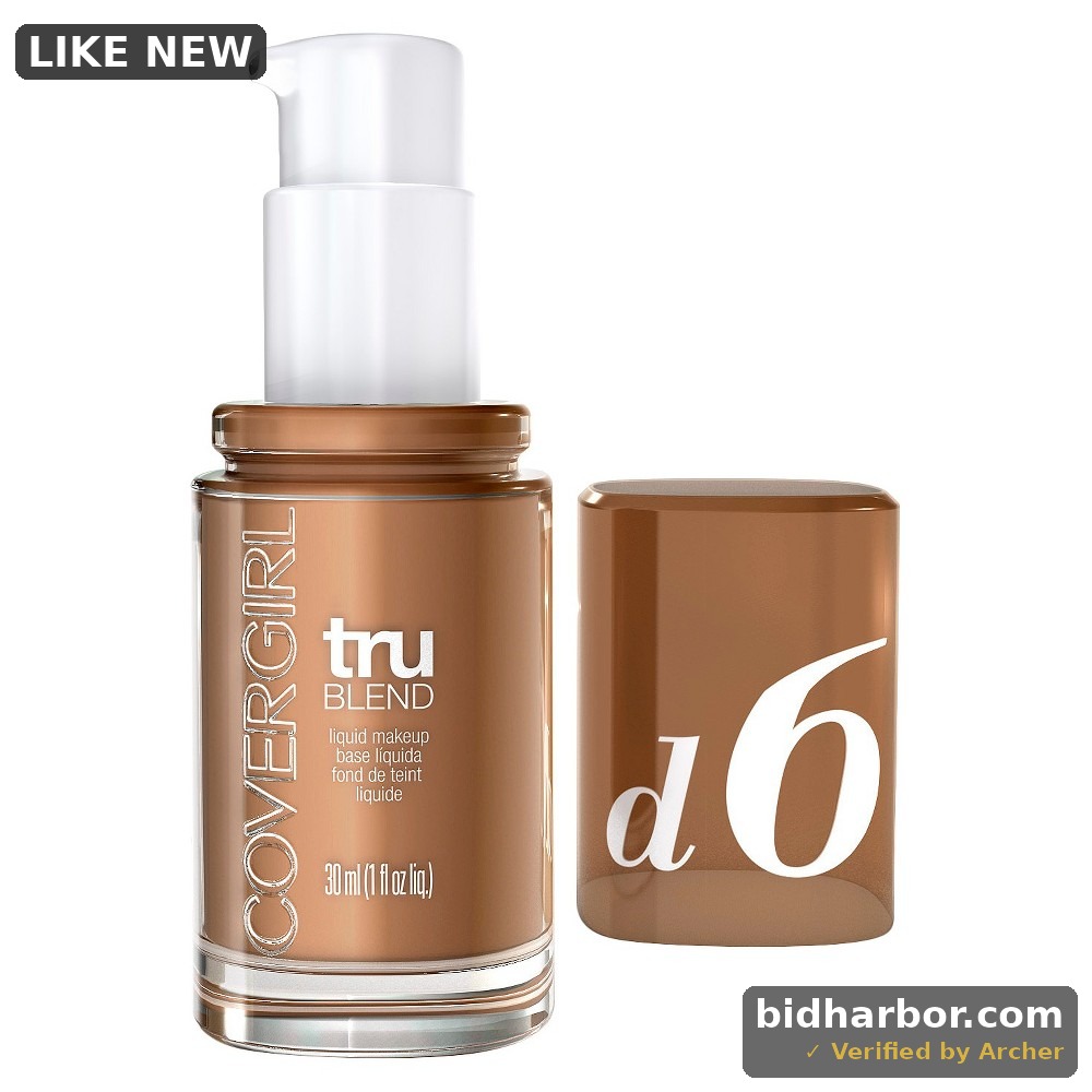 COVERGIRL TruBLEND Foundation D6 Toasted Almond 1Fl Oz