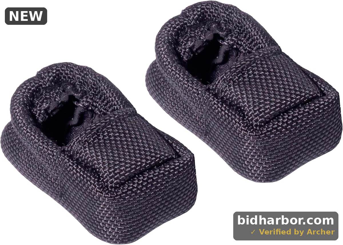 Stander Wonder Walker Ski Glide Sock Covers, Universal Walker Accessories for Standard Walkers, Fabric Floor Protectors for Seniors, Fits Most Walker Ski Glides, Compatible with Stander Wonder Walkers