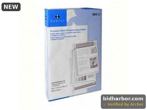Legal Size - 1 Ream Sparco 06420RM Multipurpose Copy Paper Legal - 8 1/2 X 14 - 20 Lb Basis Weight - 500 / Ream - White — Legal - 1 Ream