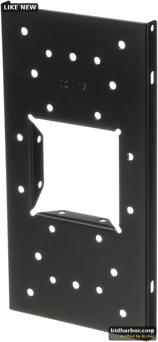 Architectural Mailboxes UMBS0B06AM Mounting Board, Steel Accessory, No Size, Black