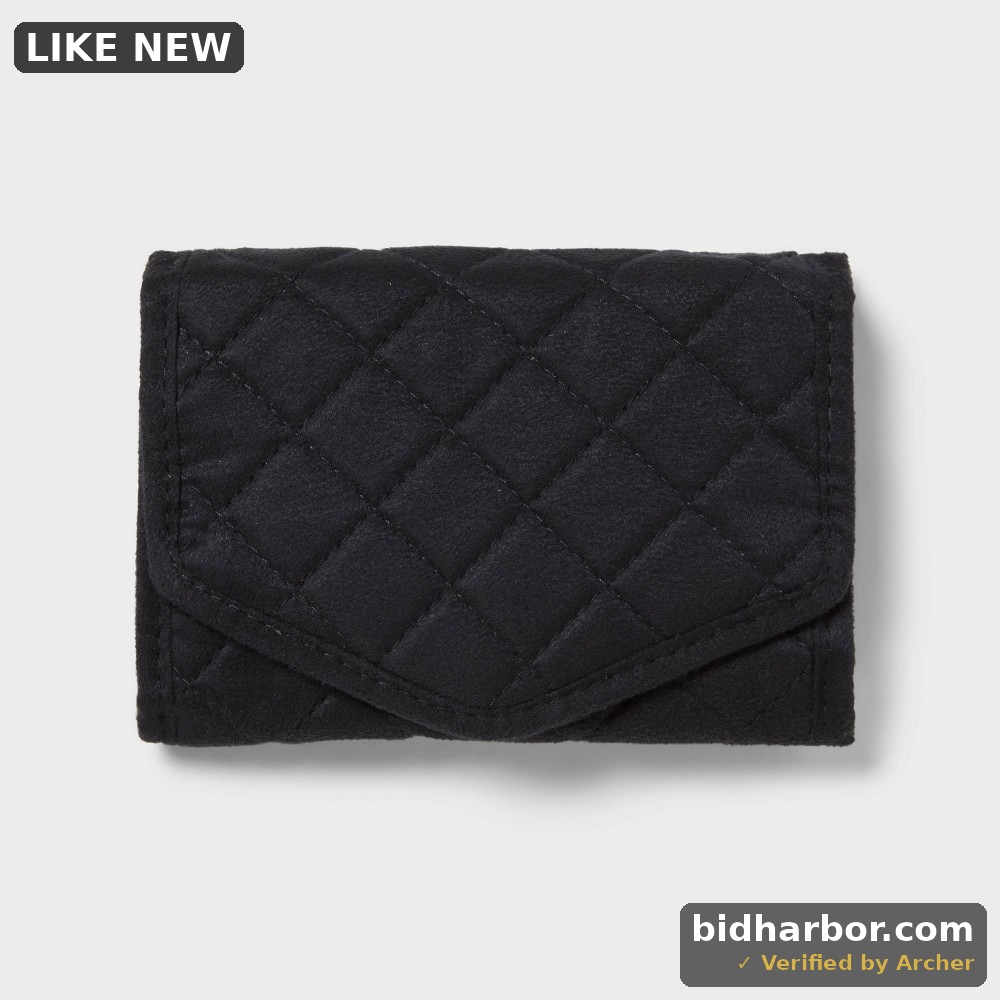 Folding Travel Accessory Organizer Black - Brightroom™