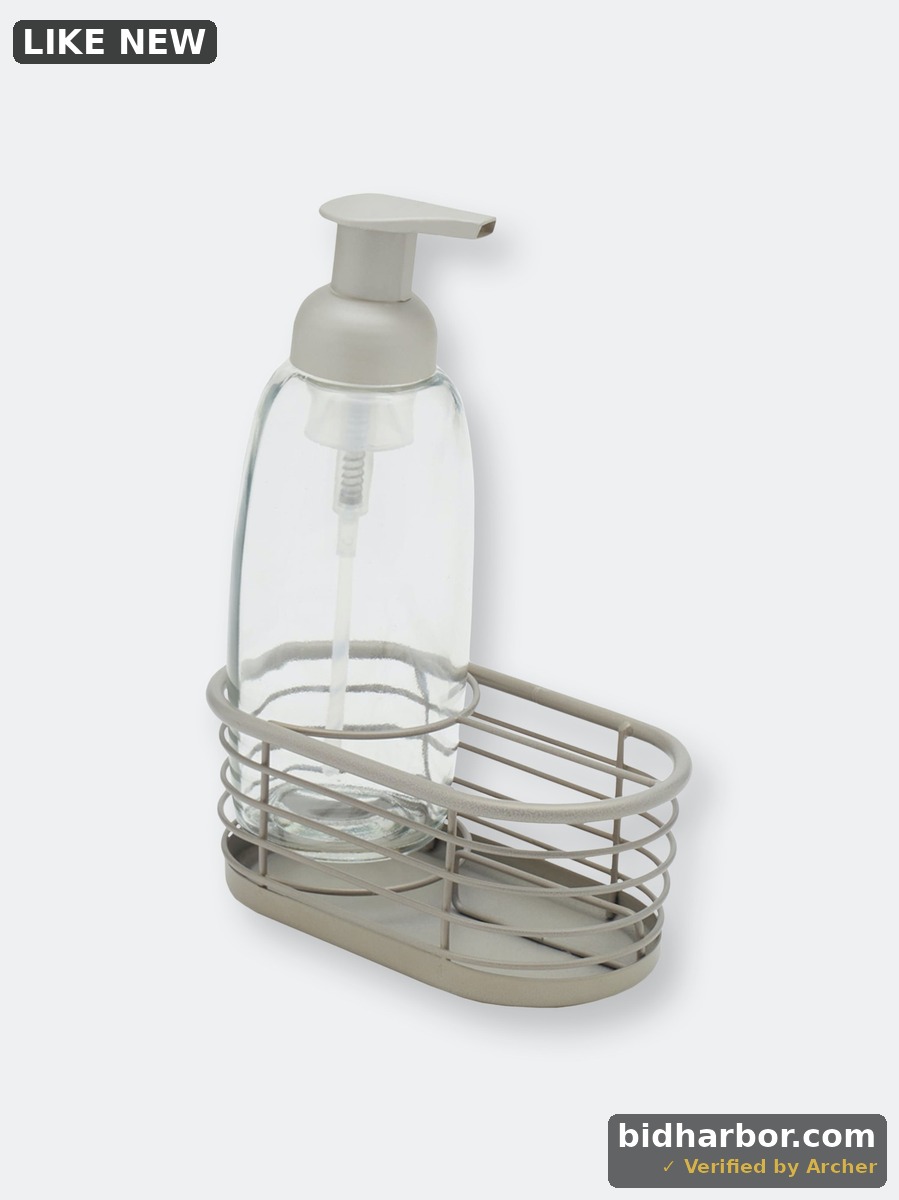 Home Basics 13.5 Oz Soap Dispenser with Caddy