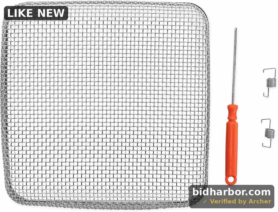 Camco 42151 Flying Insect Water Heater Screen - WH 400,6.75" X 6.75" X 1.3", Gray
