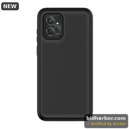 Onn. Rugged Phone Case for Moto G POWER 5G (2023) - Black