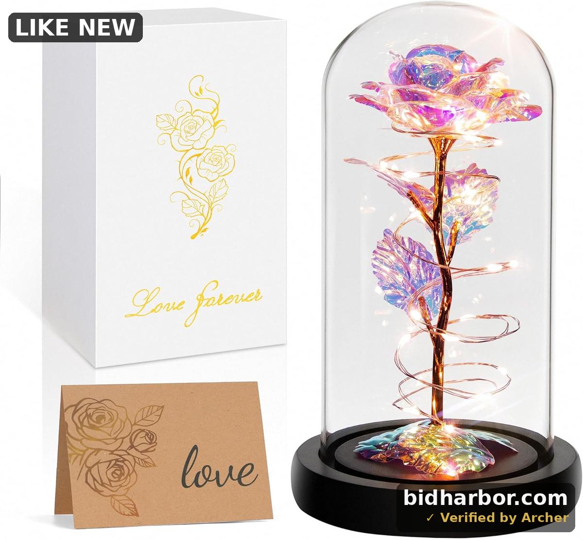 Mothers Day Mom Gifts for Mom,Birthday Gifts for Women Moms Grandma,Flowers for Delivery Prime,Colorful Light Up Rose in A Glass Dome,Anniversary Valentines Roses Gift for Her Wife Daughter
