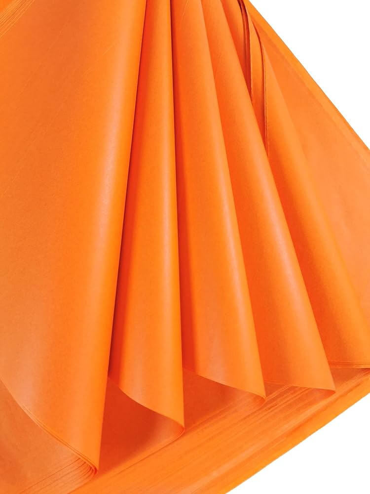 Pack of Orange Tissue Paper