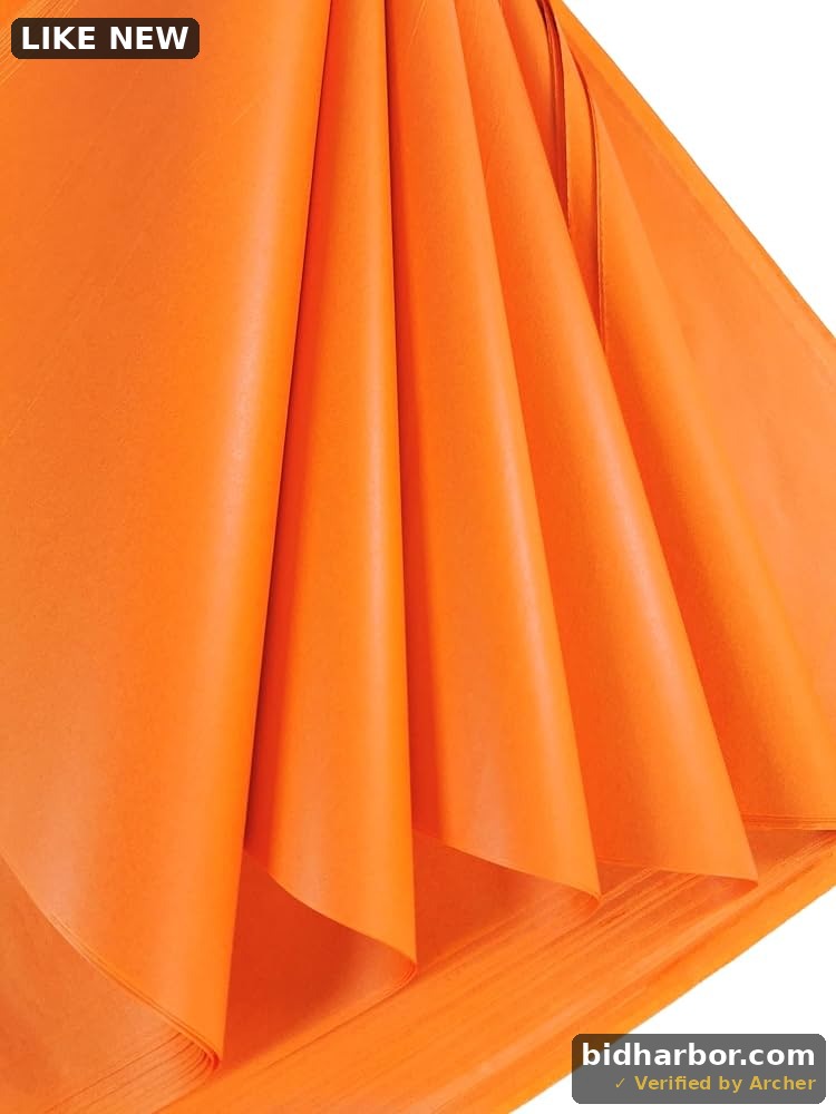 Pack of Orange Tissue Paper