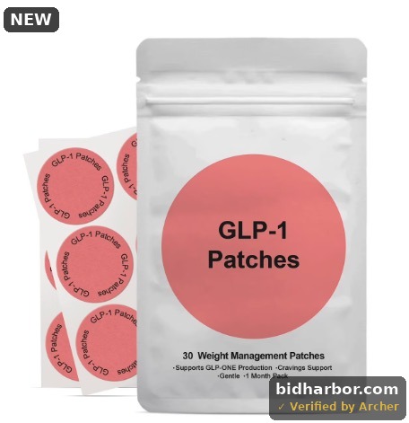 GLP-1 Nano Skin Firming & Body Care Patches – Plant-Based Botanical Blend – 30 Count