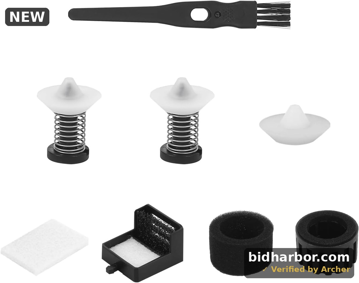 Coolfiqu 1 Pack Replacement of humidifier Accessories-Black