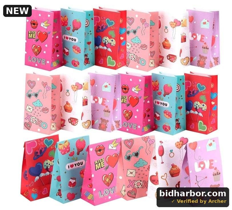 36-Piece Assorted Party Favor Gift Bags – 6 Fun Designs for Treats, Gifts & Events