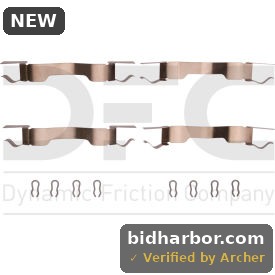 340-07000 Disc Brake Hardware Kit for 1966-1975 Fiat 124 Base