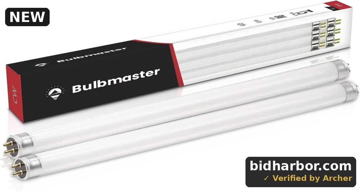 F8T5 CW Fluorescent Bulbs 12 Inch - F8 T5 8W Cool White 4100K Fluorescent 12" Under Cabinet Light Bulbs Linear T5 380 Lumens - Under The Counter Small Light Bulb - Pack of 2