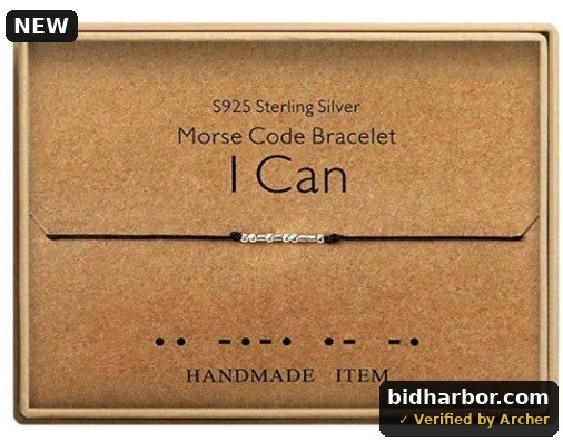 “I CAN” Morse Code Bracelet – Inspirational Gift Jewelry