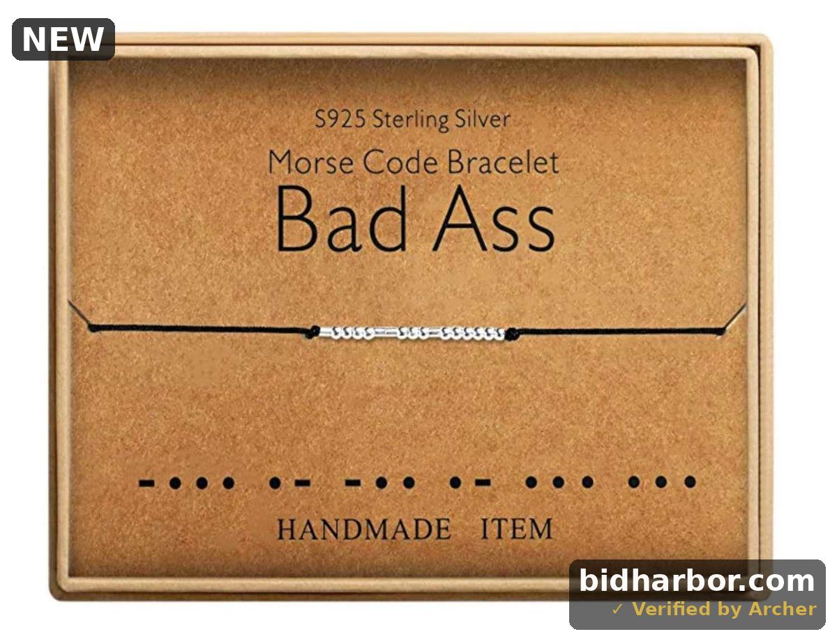 Bad Ass Morse Code Bracelet