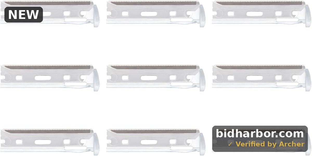 Facial Razor Replacement Blades – Designed for compatibility with Tweezerman facial razors. (Pack of 9)