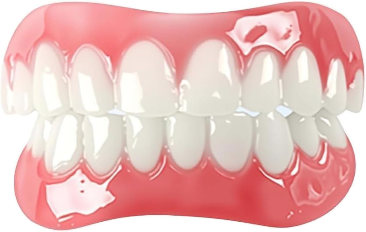 Snap on Veneers Teeth for Women,Instant False Teeth & Dental Veneers for Dentures or Natural T-eeth
