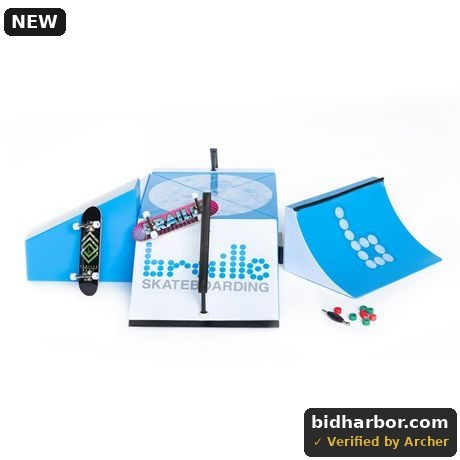 Braille Skateboarding Mini Skateboard Ramp Multicoloured