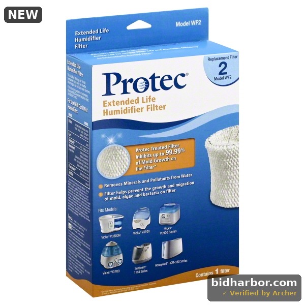 Protec WF2 Replacement Wicking Humidifier Filter for Kaz Humidifiers