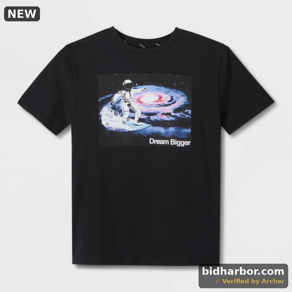 XS (4/5) Boys' Astronaut Short Sleeve Graphic T-Shirt - Art Class™