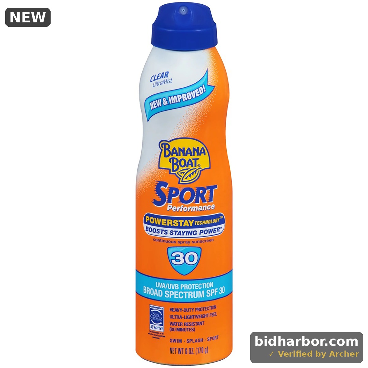 Banana Boat Ultra Sport Sunscreen Spray SPF 30 — 6 oz